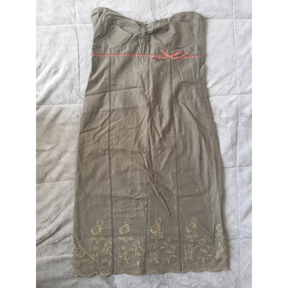 Ben Sherman - Olive Green Casual Sheath Dress Sz S